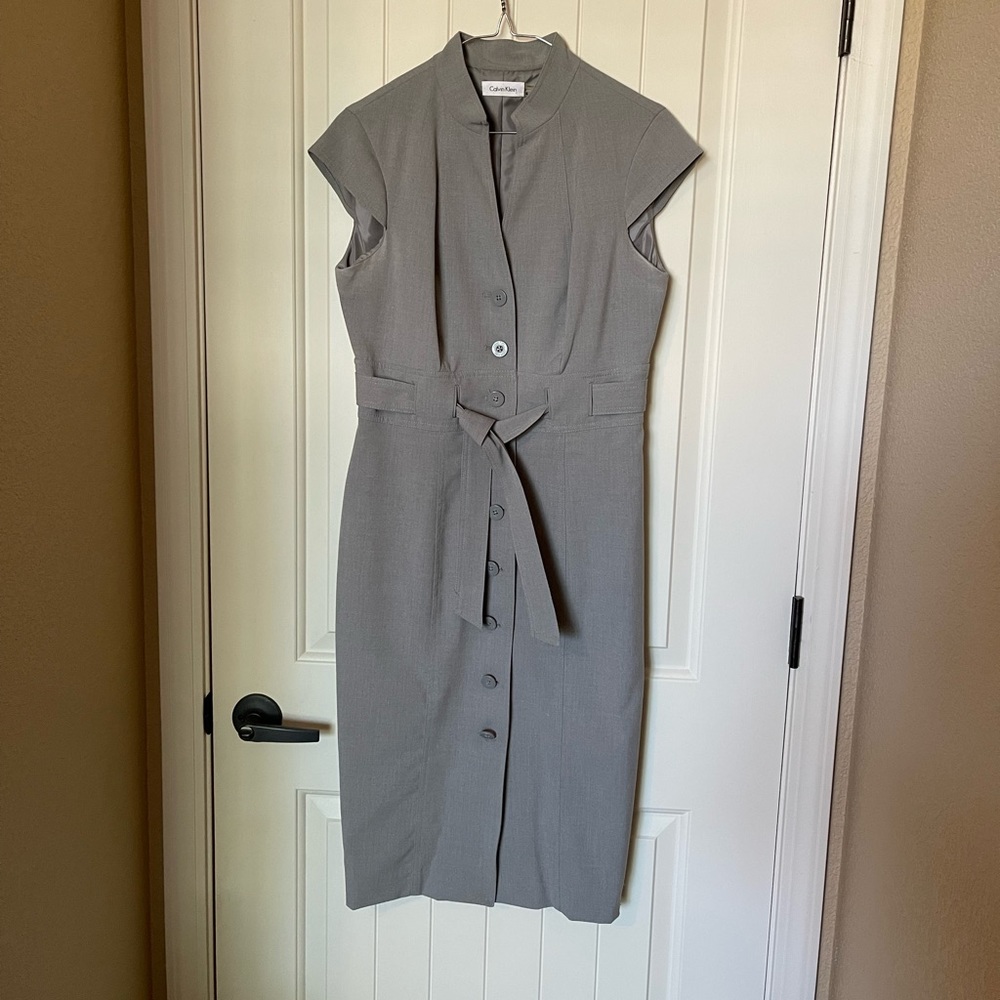 Calvin Klein button up dress.